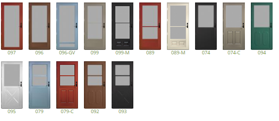 Duraguard Storm Door Color Options