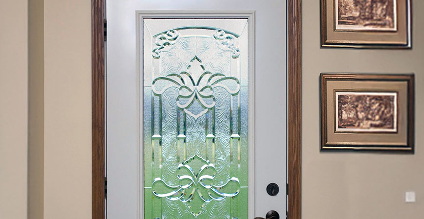 decorative glass doors